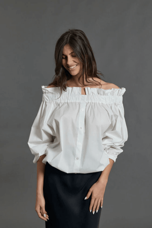 AYAKO BLOUSE BLANC