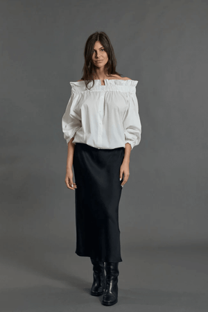 AYAKO BLOUSE BLANC