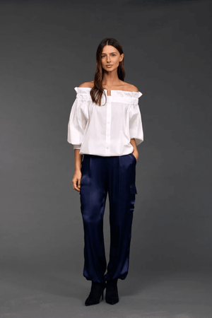 AYAKO BLOUSE BLANC