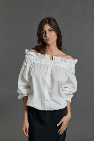 AYAKO BLOUSE BLANC