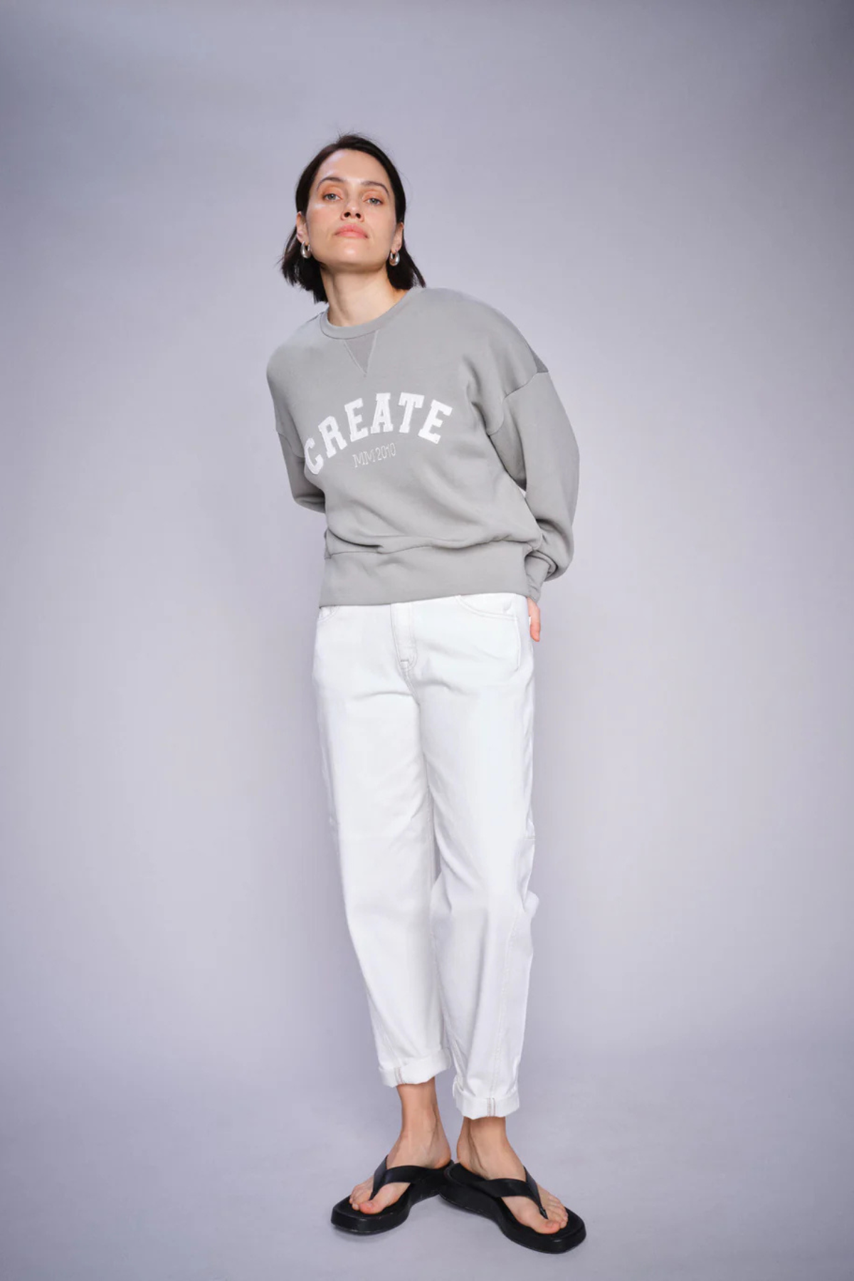 AYMEN MELO PANT WHITE