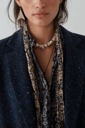 AZALEA BLAZER MISTY BLUE
