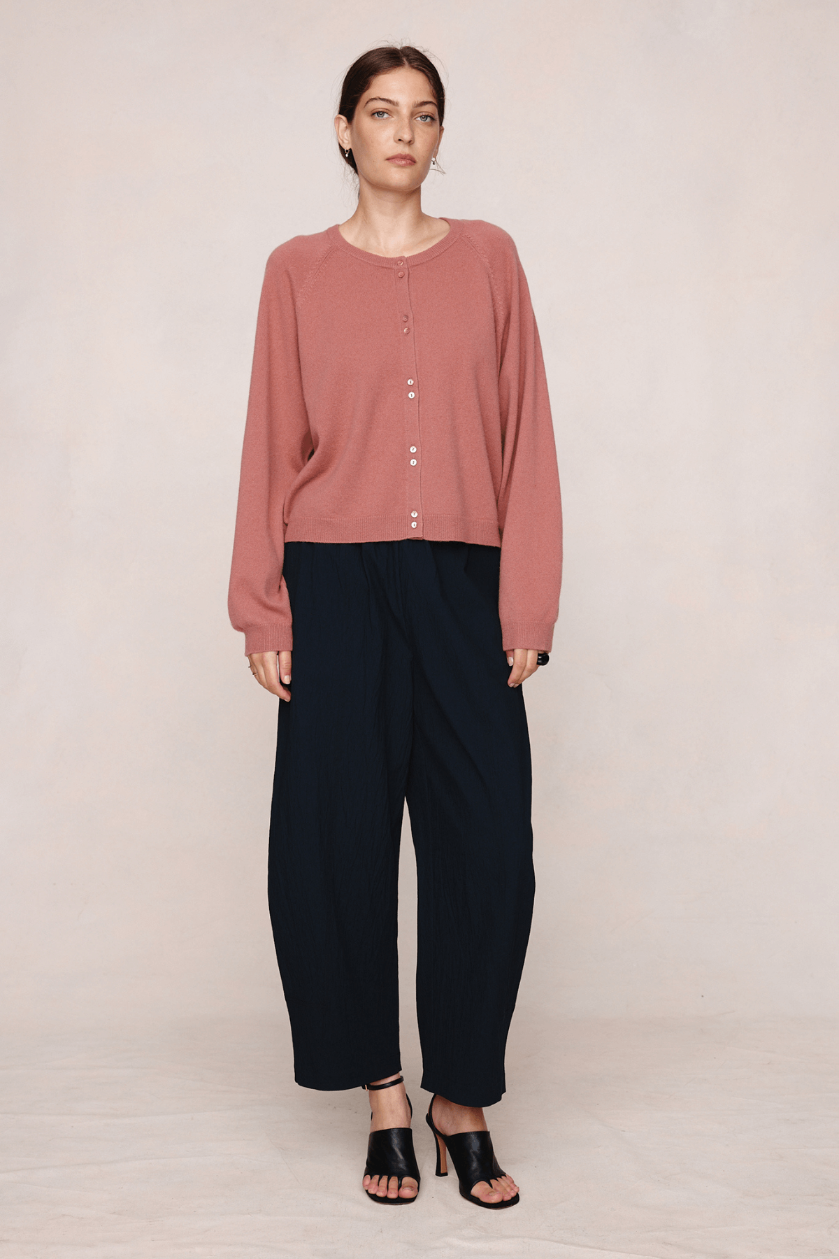 BABETTE CARDIGAN ROSEWOOD