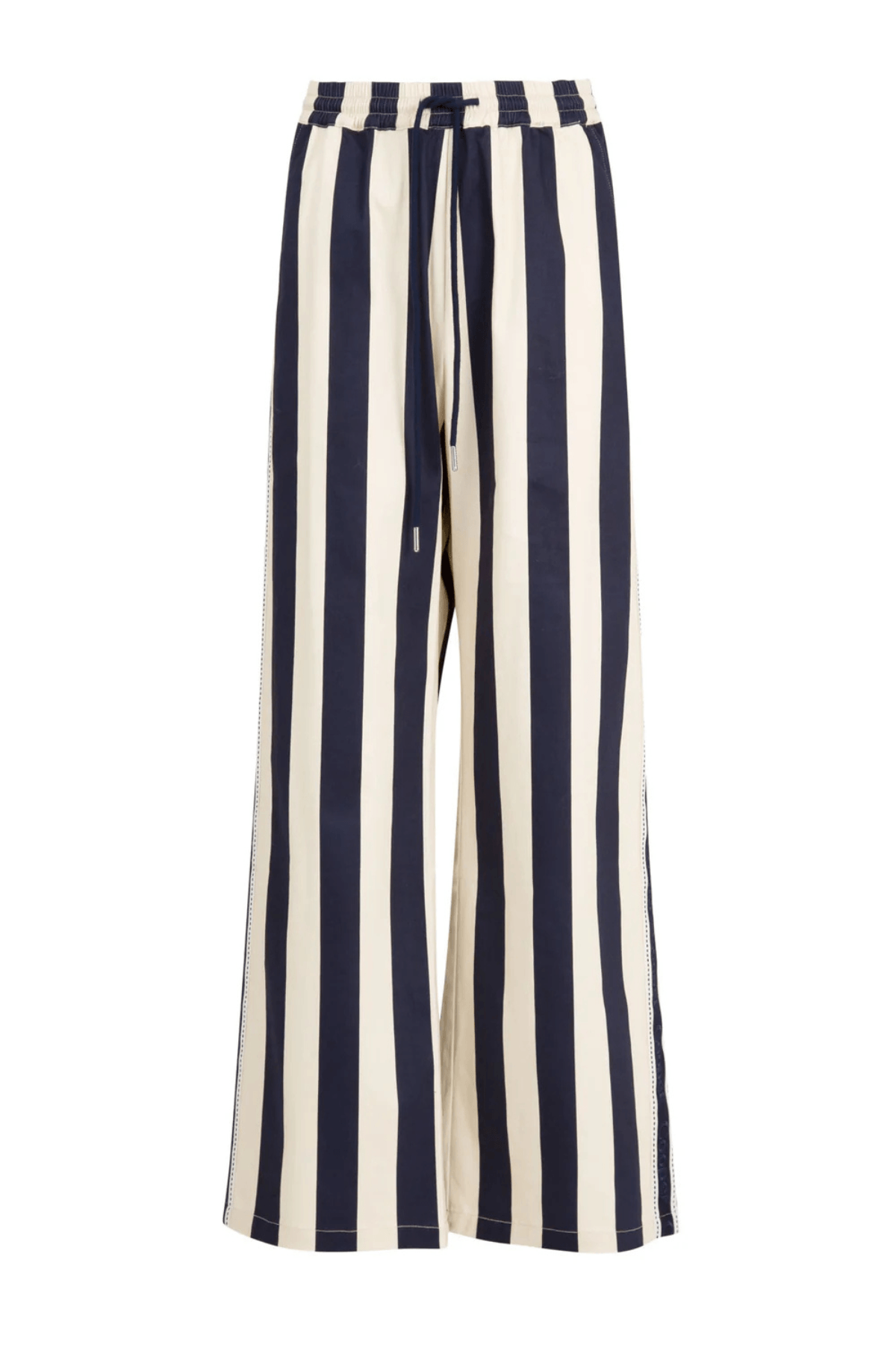 BACK TO TRACK TROUSER NAVY STRIPE
