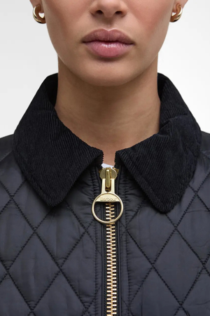 FITTED BEADNELL QUILTED JACKET BLACK/CLASSIC