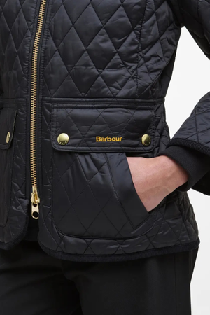 FITTED BEADNELL QUILTED JACKET BLACK/CLASSIC