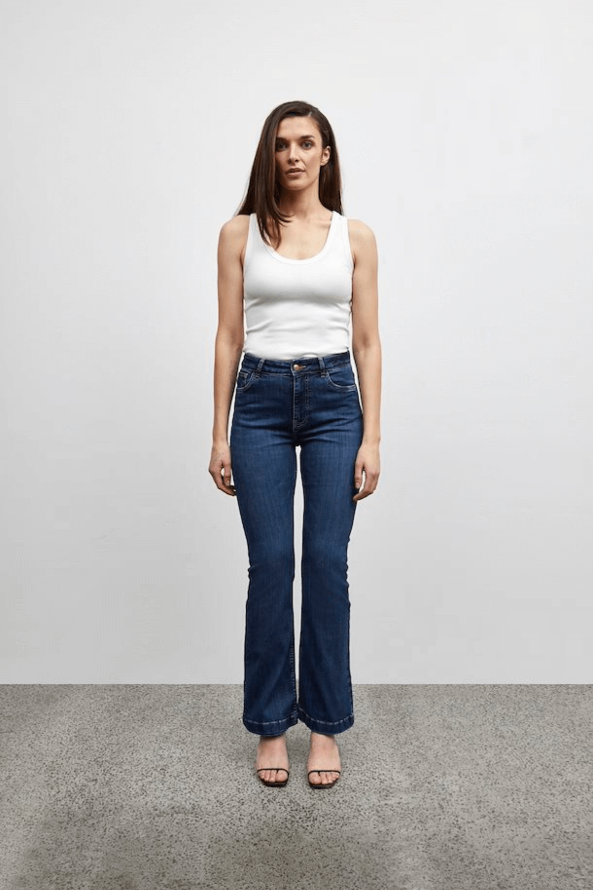 BECCA JEANS DARK BLUE DENIM