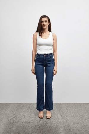 BECCA JEANS DARK BLUE DENIM