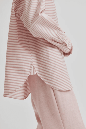 BECKA BUTTON FRONT SHIRT SEPIA ROSE