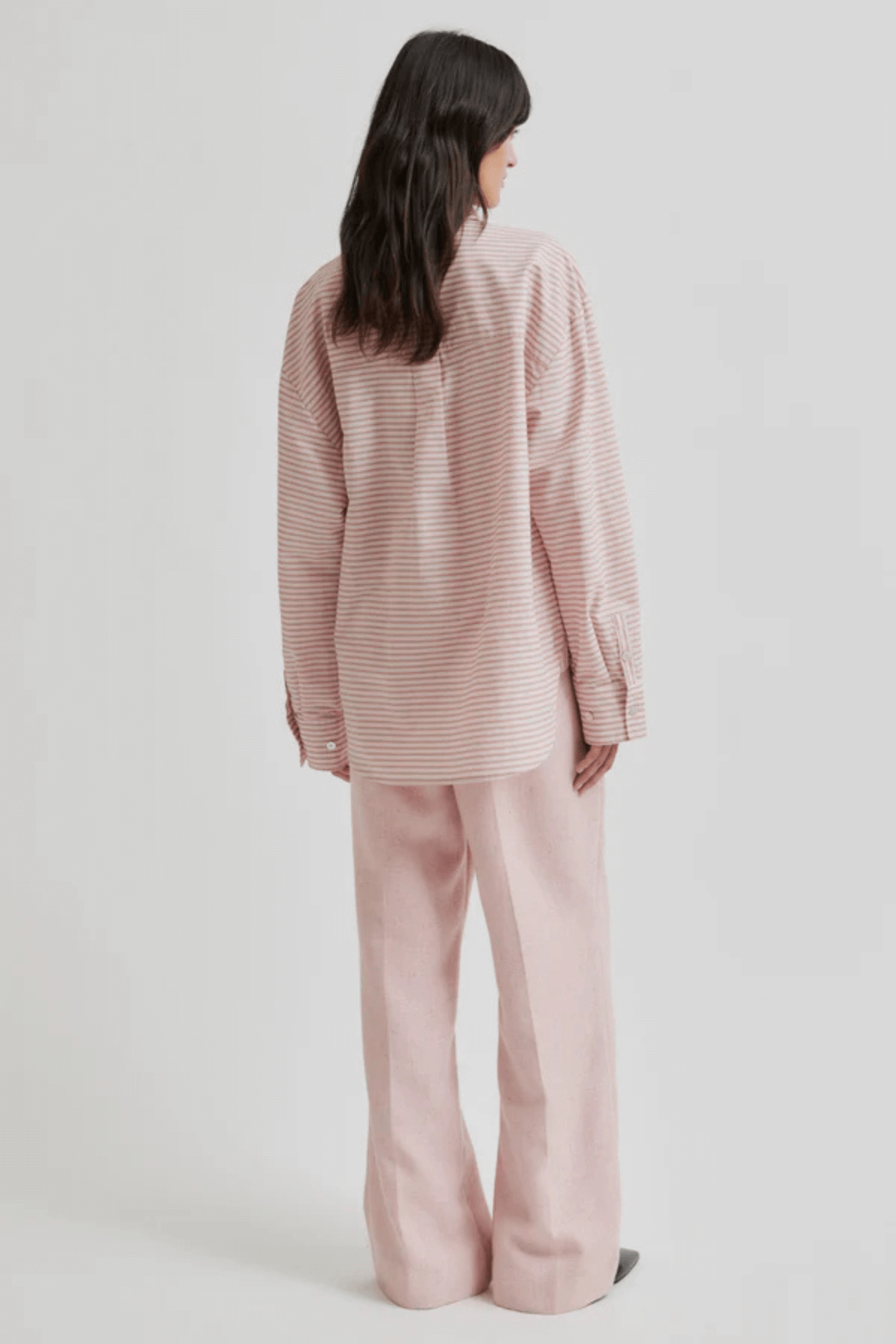 BECKA BUTTON FRONT SHIRT SEPIA ROSE