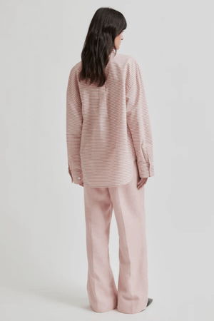 BECKA BUTTON FRONT SHIRT SEPIA ROSE