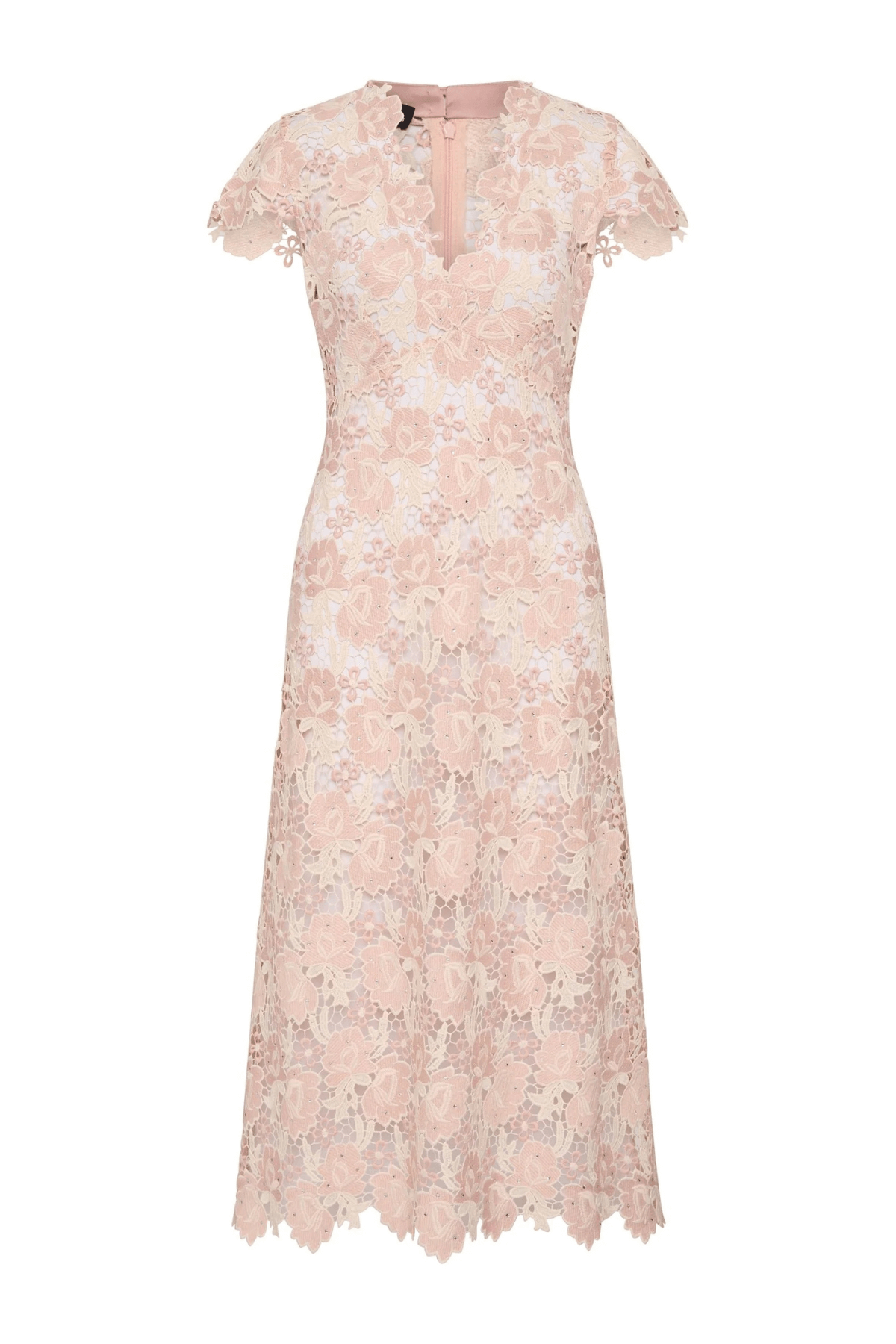 BELINDA DRESS BLUSH CREAM