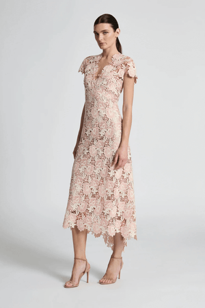 BELINDA DRESS BLUSH CREAM