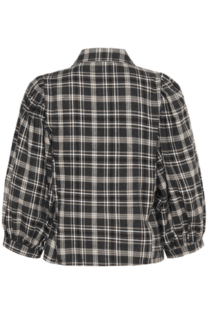 BELIS FROSTY BLOUSE THUNDERSTORM CHECK