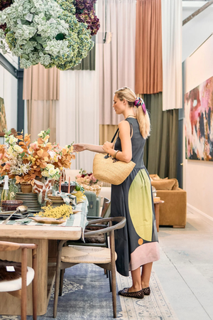 BELLE PRINT TANK DRESS ART PRINT