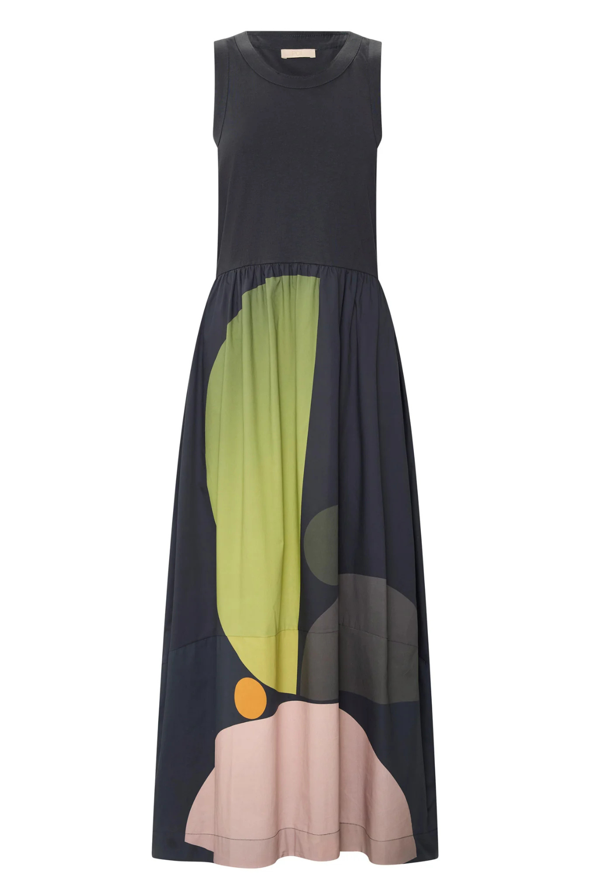 BELLE PRINT TANK DRESS ART PRINT