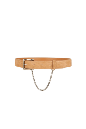 RIDER LEATHER BELT LIGHT TAN