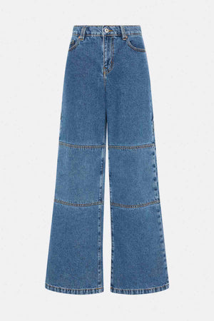 BIANCA MID WIDE LEG JEAN MOMENT MID BLUE