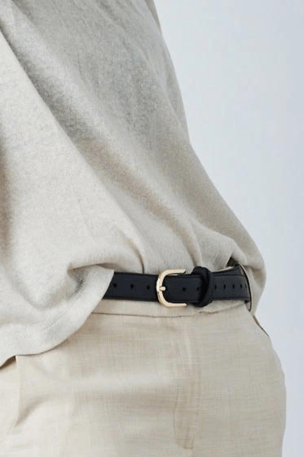 BOYFRIEND BELT BLACK/GOLD