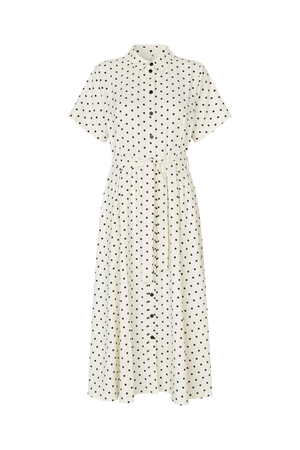 BLAKE MIDI DRESS DOT PRINT
