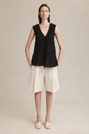 BLANCHE TOP BLACK
