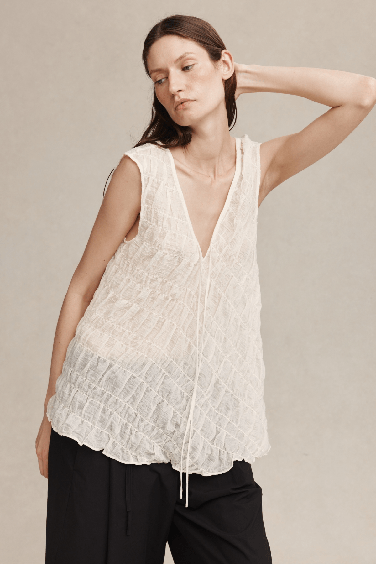 BLANCHE TOP IVORY