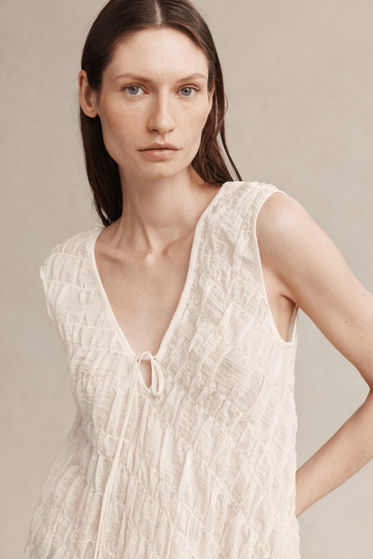 BLANCHE TOP IVORY
