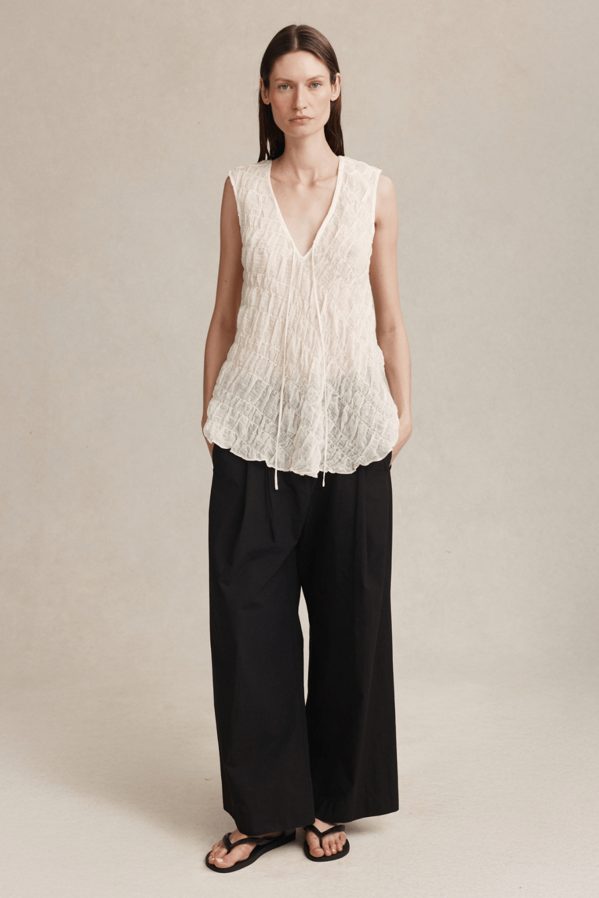 BLANCHE TOP IVORY