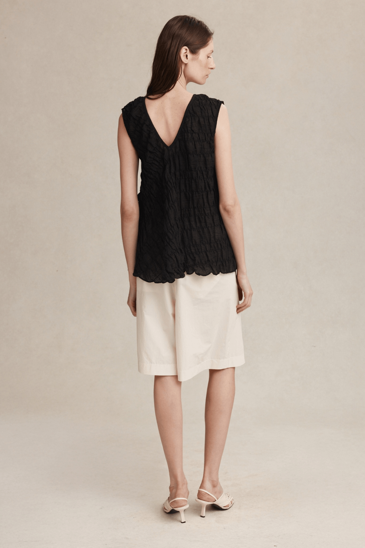 BLANCHE TOP BLACK