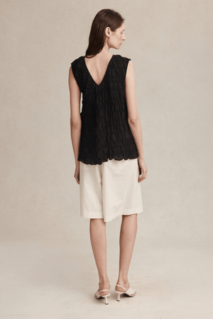 BLANCHE TOP BLACK