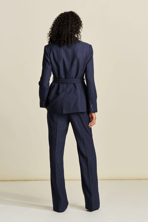 BLAZER STRIPED MIDNIGHT BLUE