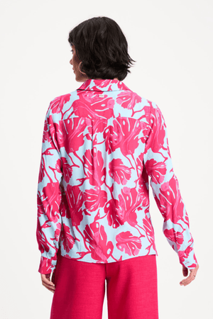 BLOUSE MILA URBAN FLORA BLUE