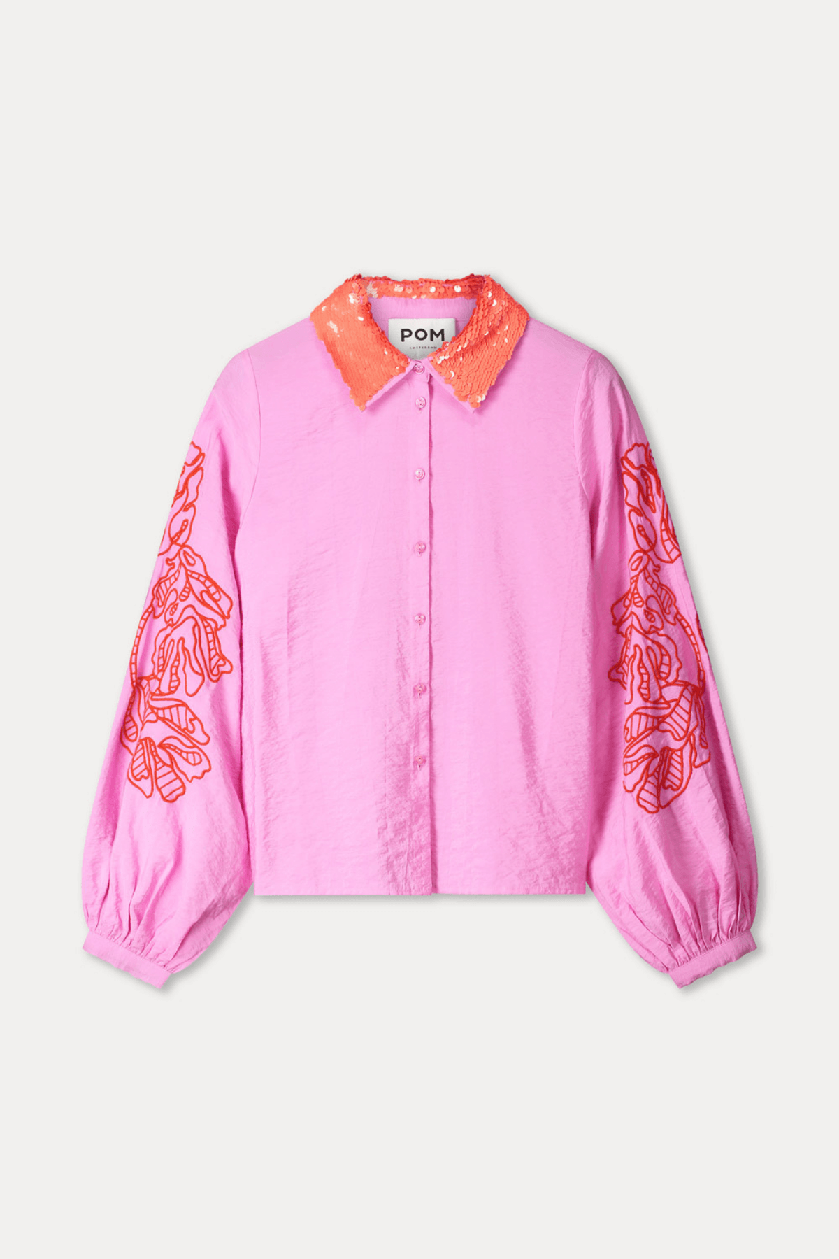 BLOUSE CHEERING PINK SEQUIN