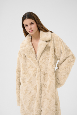 BOLINDA FUR COAT EGRET