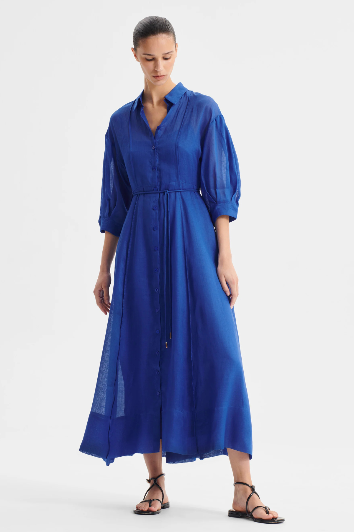 BONITA SHIRT DRESS COBALT