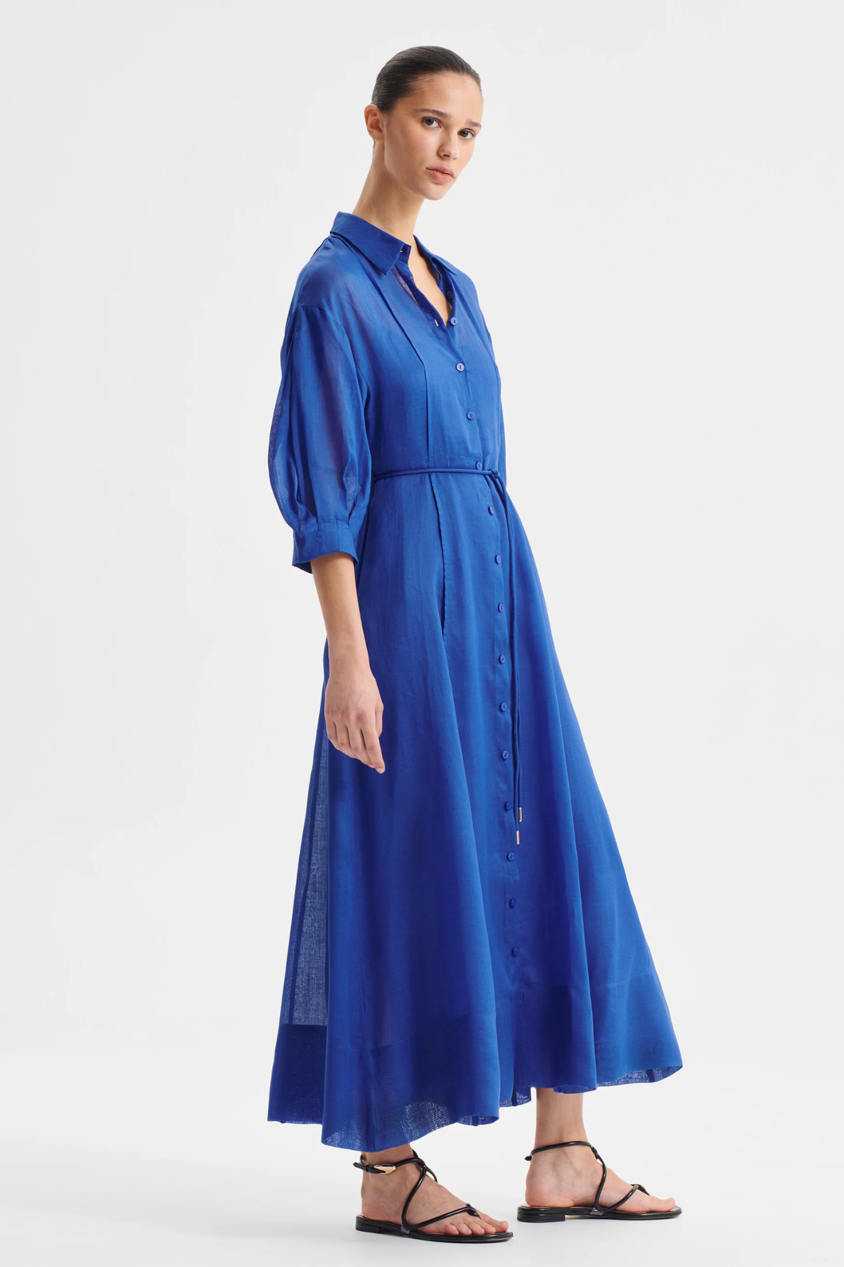 BONITA SHIRT DRESS COBALT