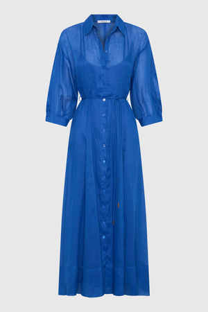 BONITA SHIRT DRESS COBALT