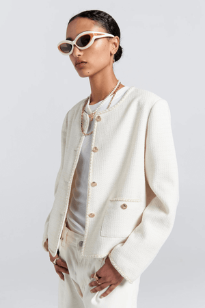 BOUCLE JACKET CREAM