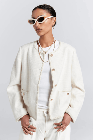 BOUCLE JACKET CREAM