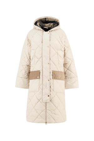 BRAIDLEY QUILTED JACKET OATMEAL/ANCIENT TARTAN