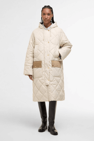 BRAIDLEY QUILTED JACKET OATMEAL/ANCIENT TARTAN