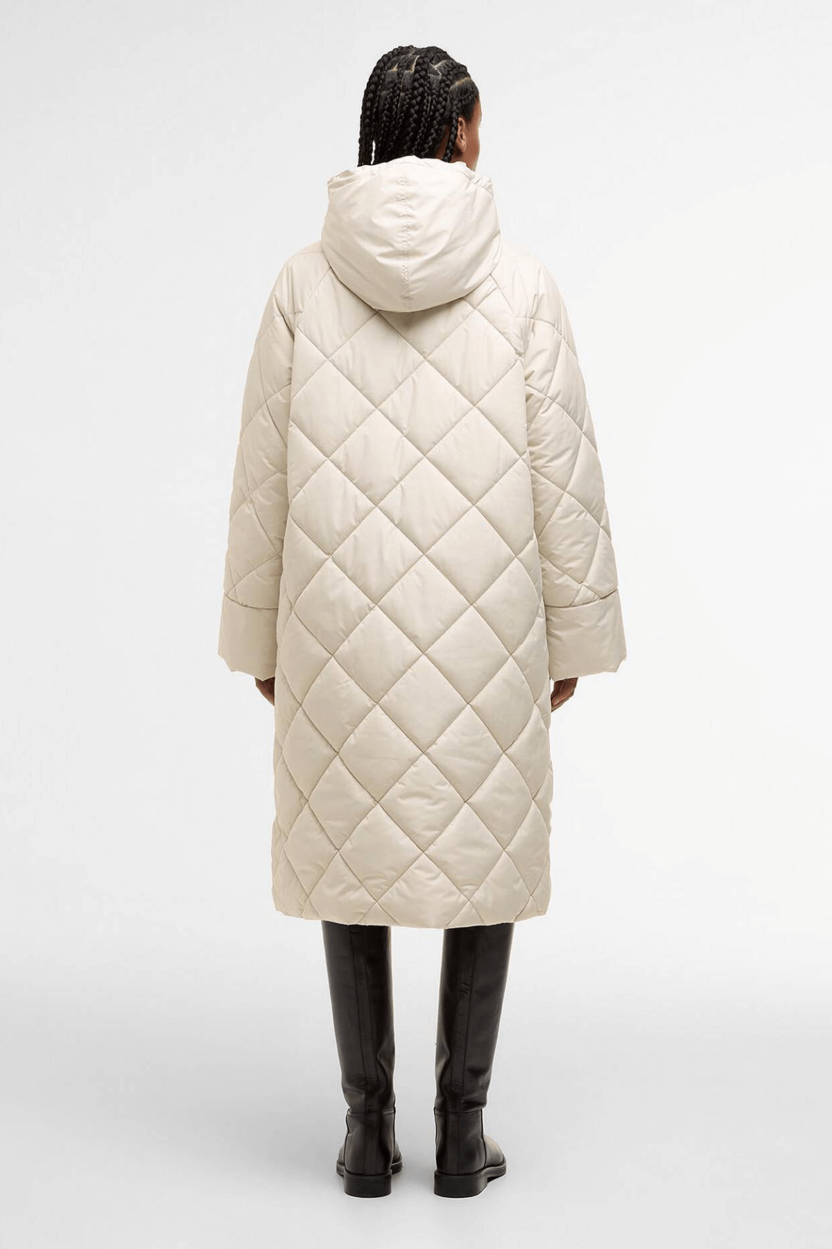 BRAIDLEY QUILTED JACKET OATMEAL/ANCIENT TARTAN