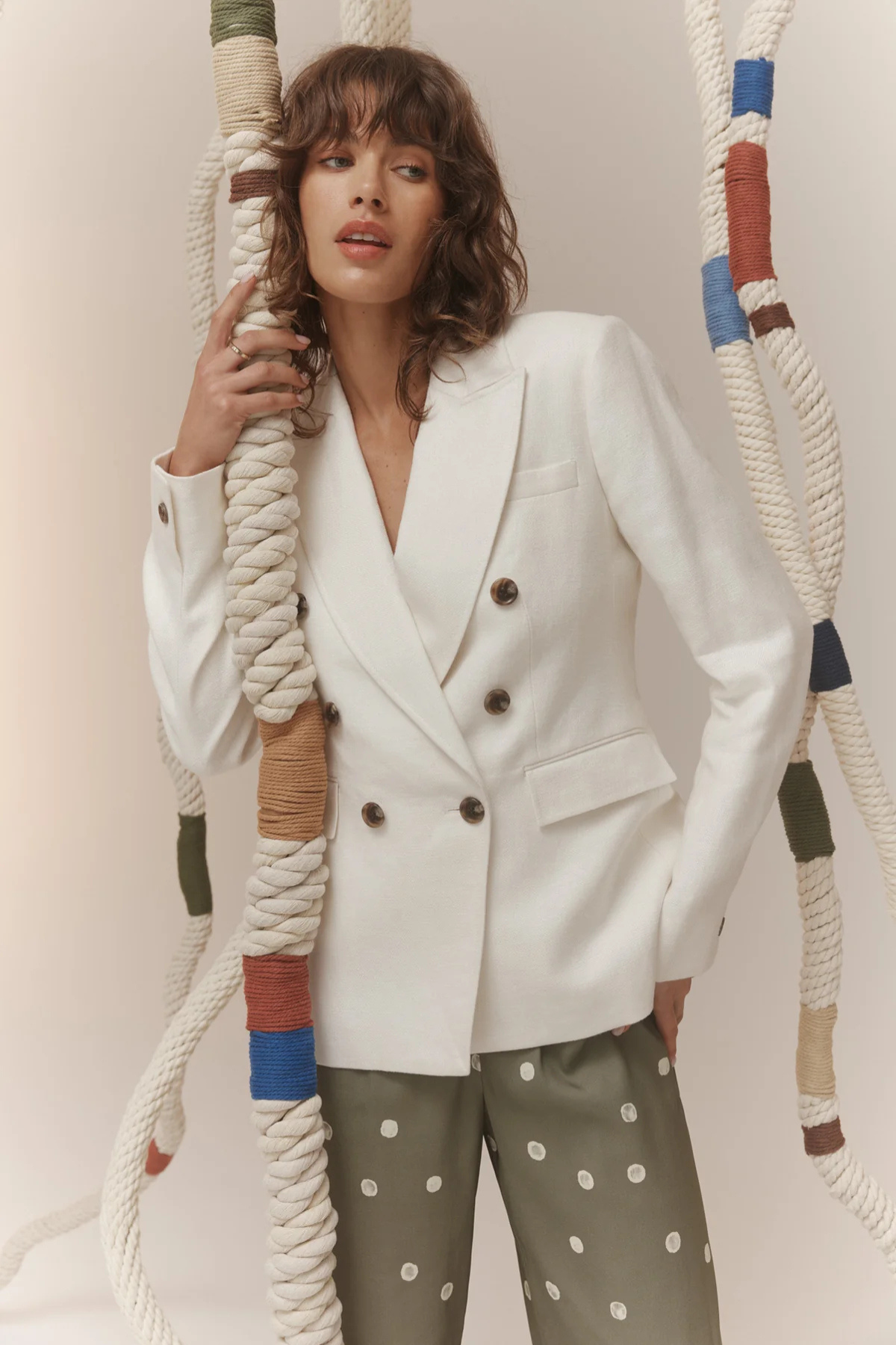 BRIGITTE BLAZER WHITE