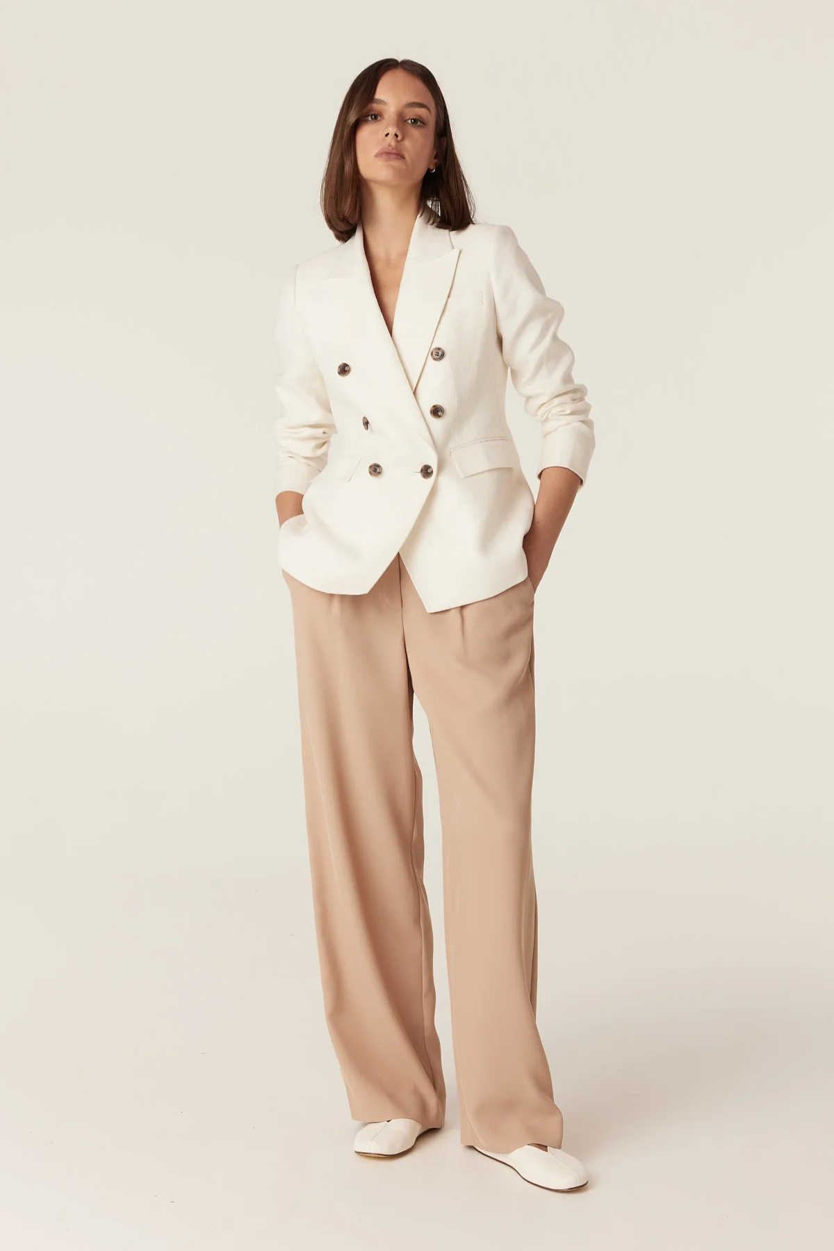 BRIGITTE BLAZER WHITE