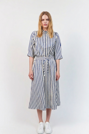 BRISTOL MIDI SKIRT BLUE