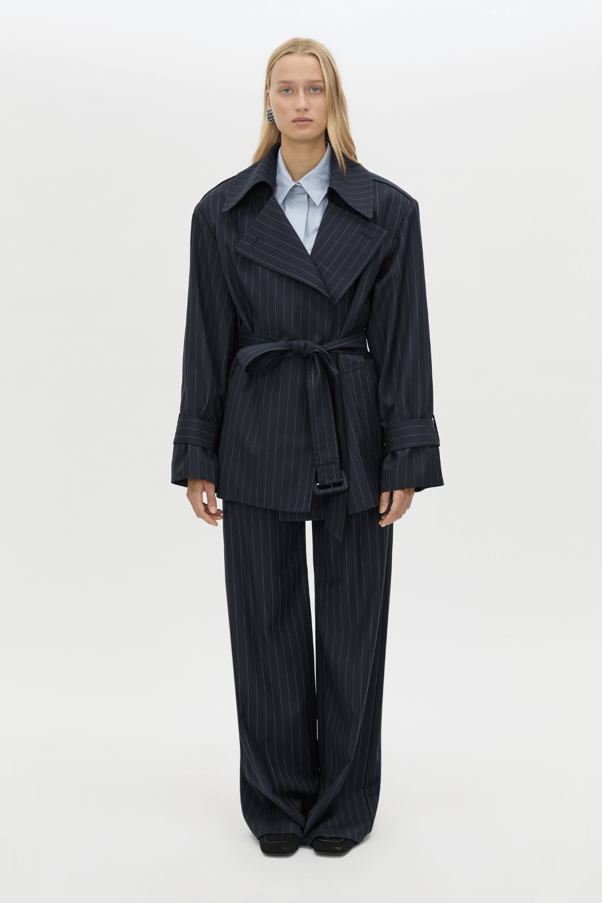 BRODY PANT FRENCH NAVY STRIPE