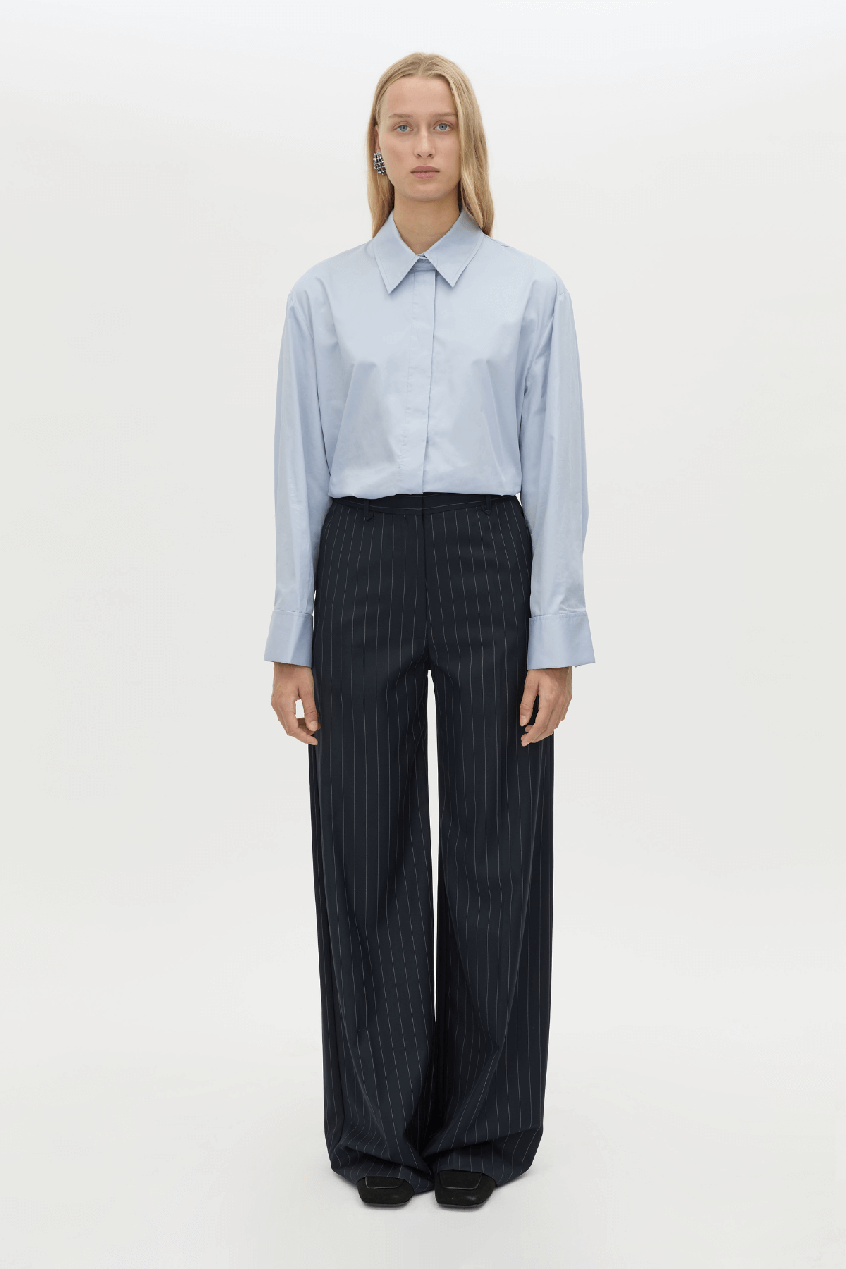 BRODY PANT FRENCH NAVY STRIPE