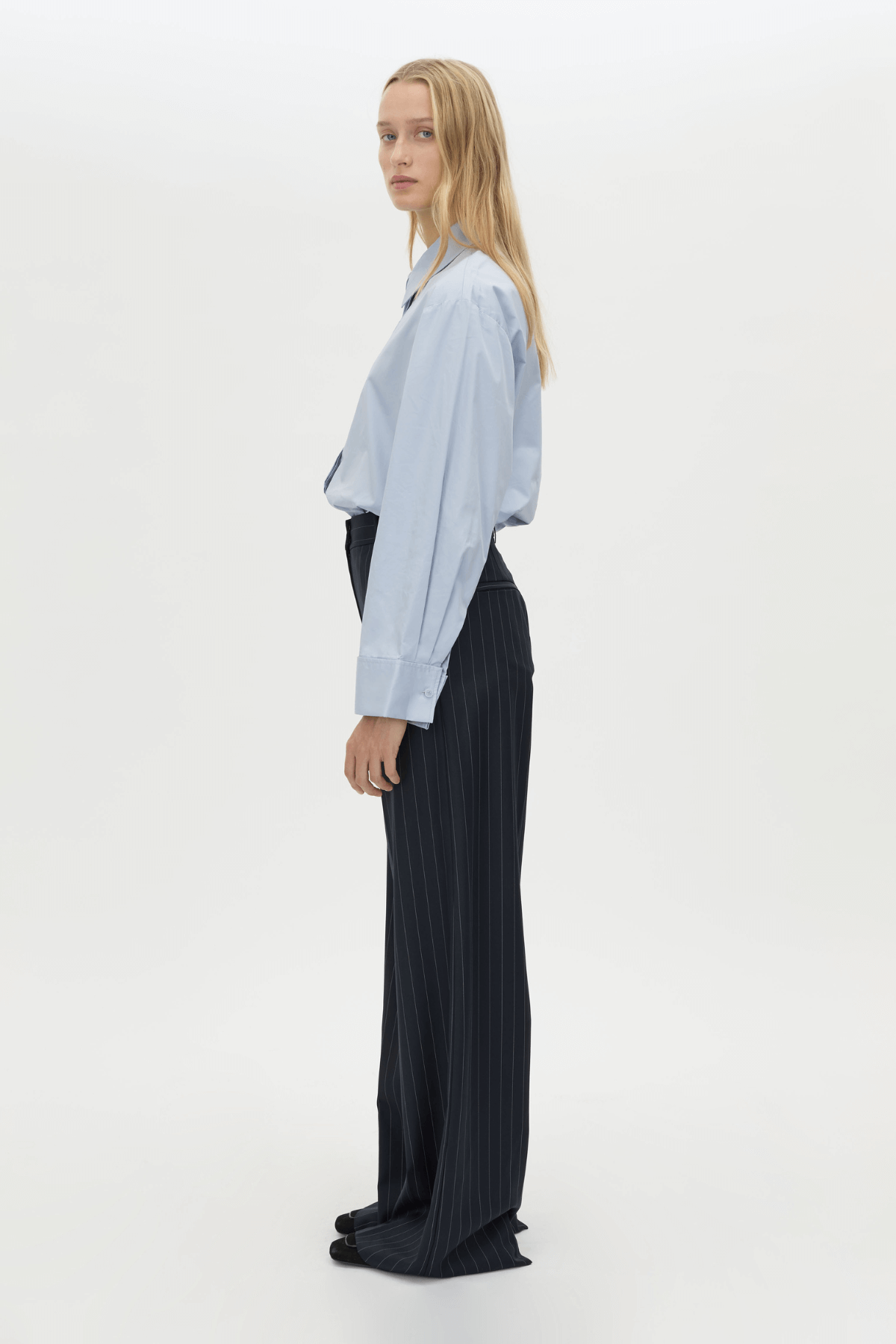BRODY PANT FRENCH NAVY STRIPE