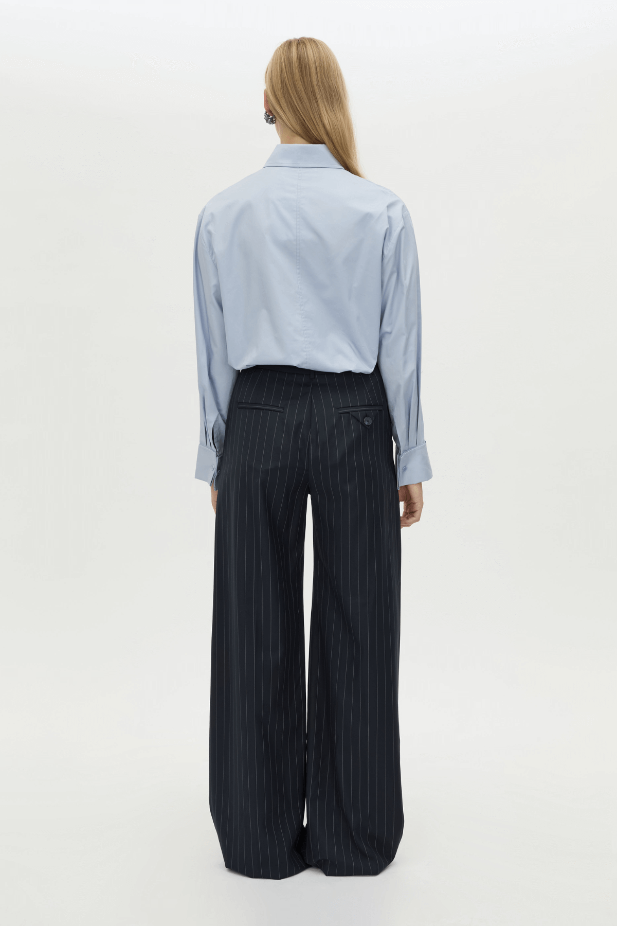 BRODY PANT FRENCH NAVY STRIPE