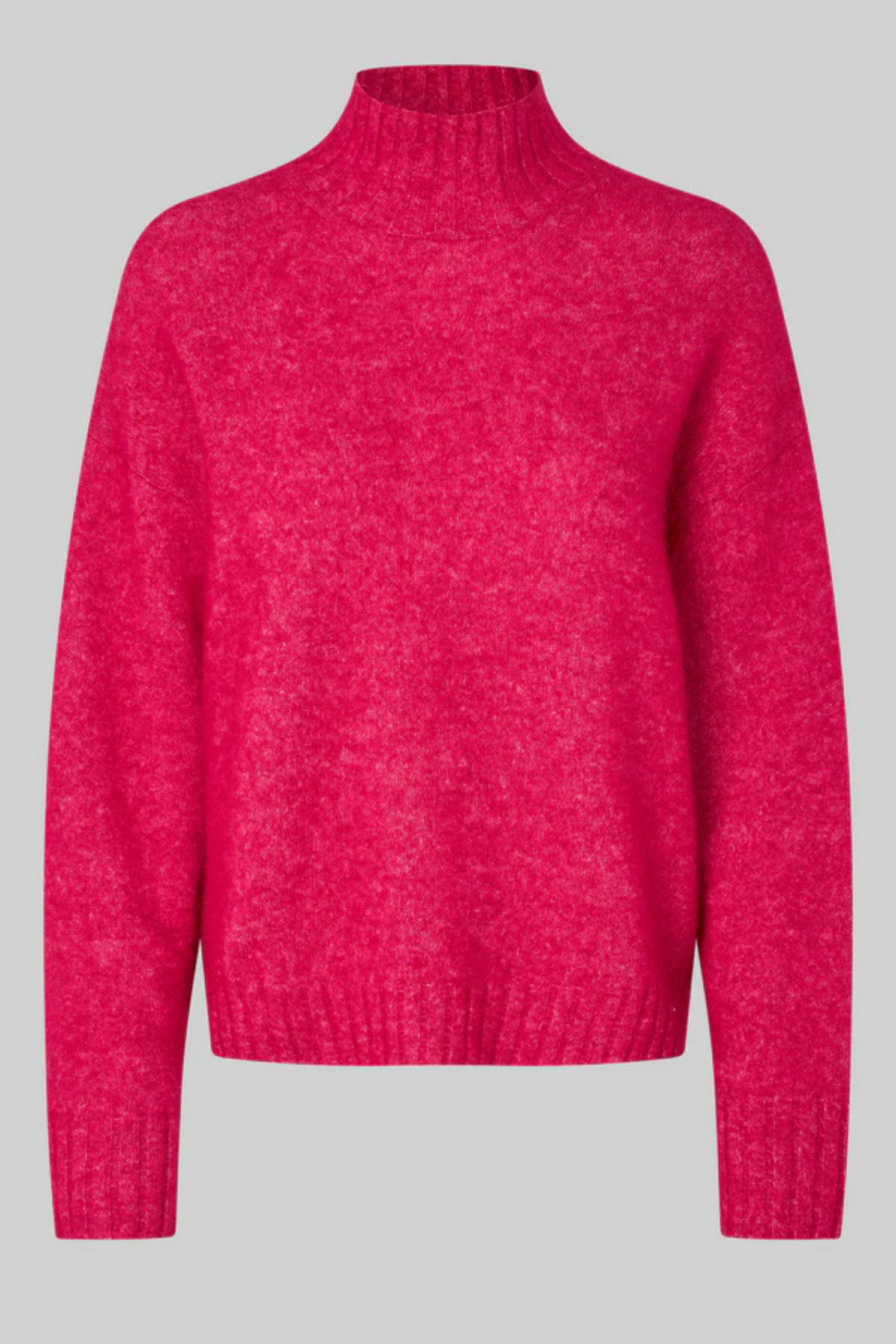 BROOKLINE HIGH NECK KNIT PERSIAN RED